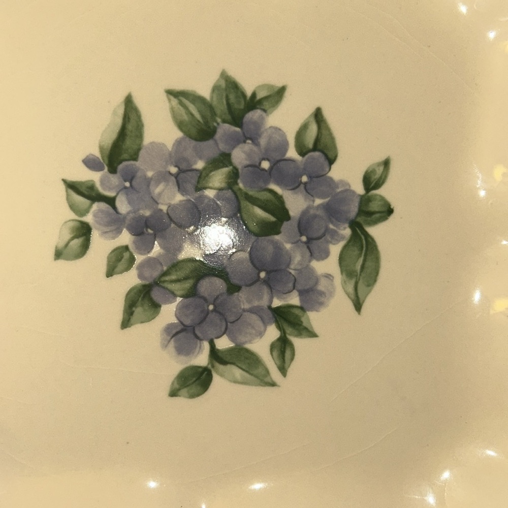 Pfaltzgraff purple and Green Floral Dinnerware Plate - Picture 7 of 8